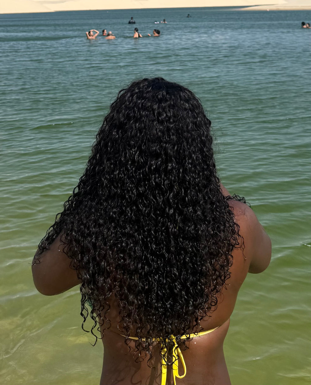 Soft Curl Half Wig