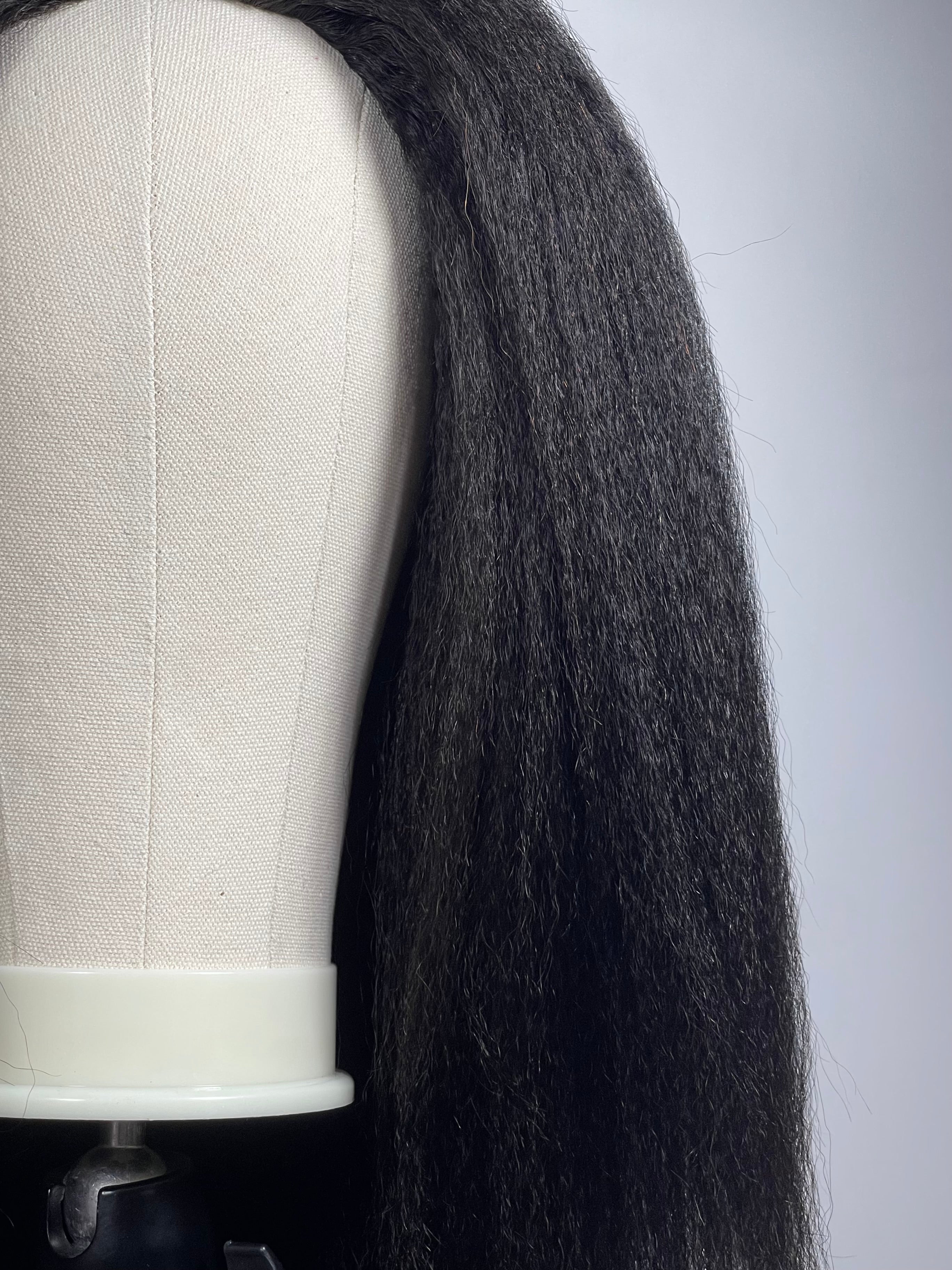 Kinky Straight V Part Wig