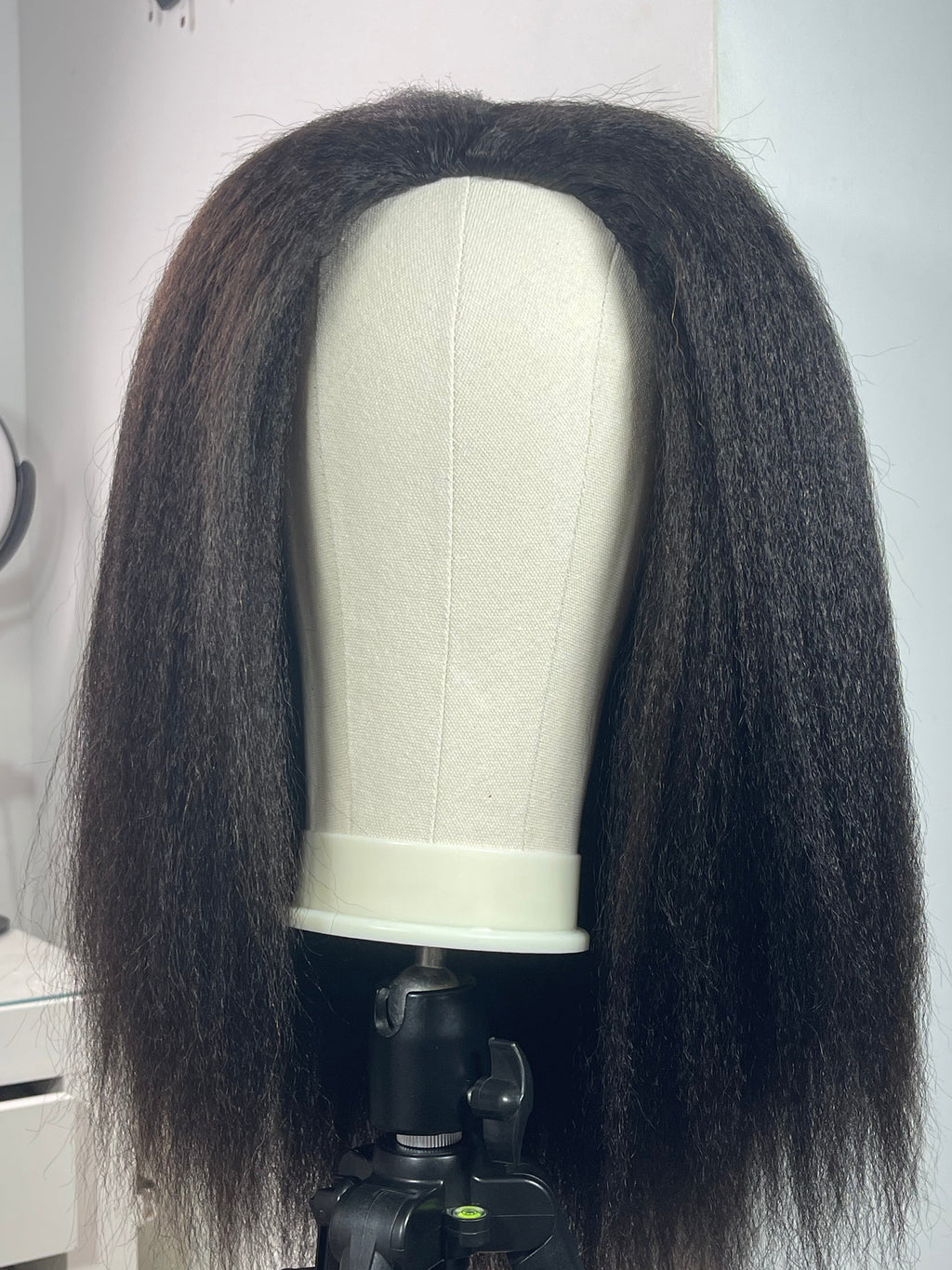 Kinky Straight Half Wig